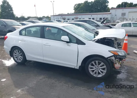 2012 Honda Civic Ex-L from USA, damaged, VIN 19XFB2F99CE047724